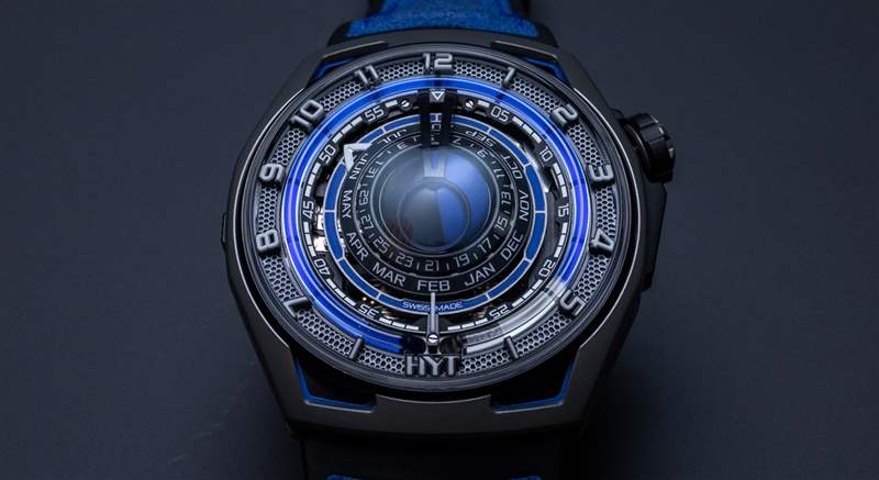 動手實踐:HYT Moonrunner Supernova 藍色手表-復刻表