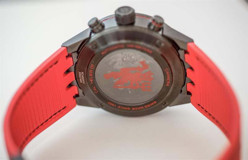 泰格豪雅 Carrera Heuer 01 Manchester United Red Devil 手表上手-復(fù)刻表