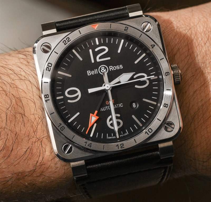 柏萊士Bell & Ross BR 03-93 GMT手表上手-復刻表