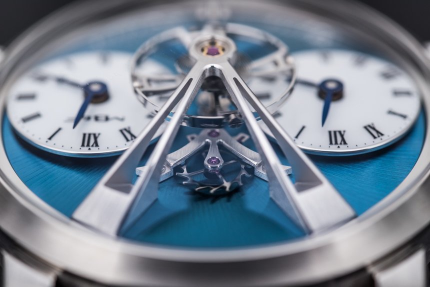 MB&F Legacy Machine 1鉑金腕表配藍色表盤-復刻表