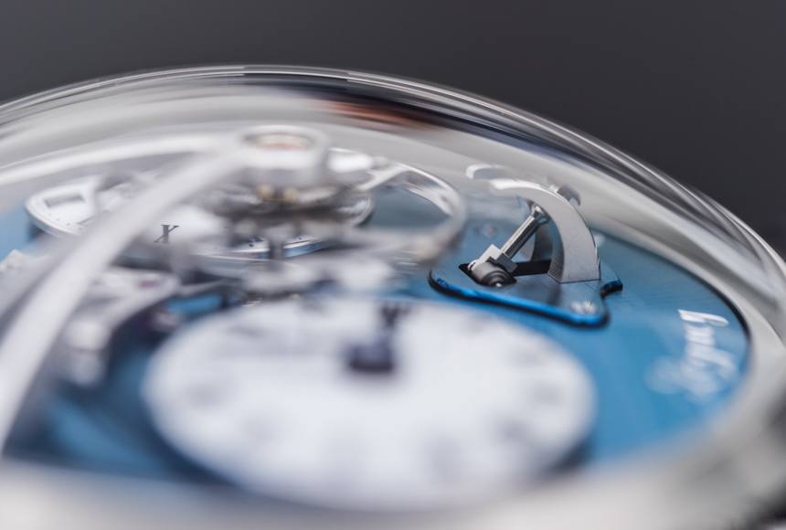 MB&F Legacy Machine 1鉑金腕表配藍色表盤-復刻表