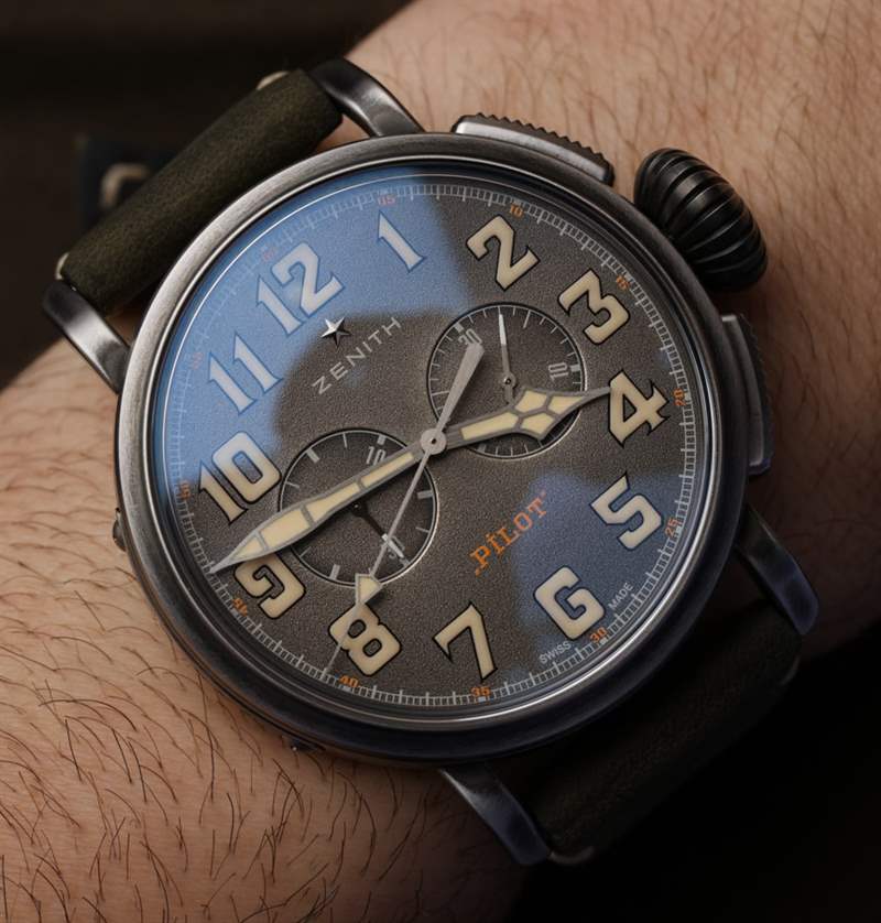 真力時(shí)Zenith Heritage Pilot Ton-Up手表-復(fù)刻表