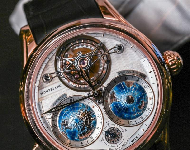萬(wàn)寶龍系列Villeret Tourbillon Cylindrique Geosphères Vasco Da Gama手表動(dòng)手實(shí)踐-復(fù)刻表