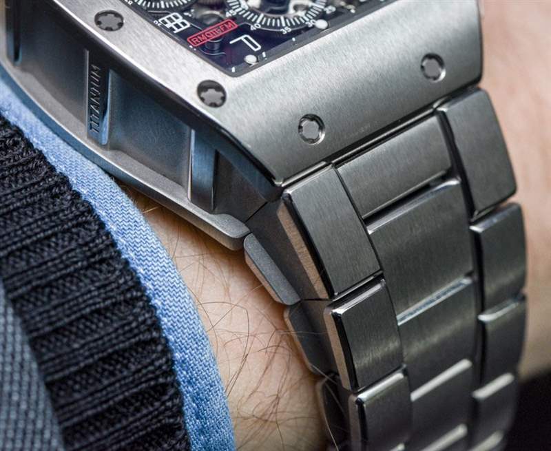 理查德米勒RM 011 Felipe Massa腕表搭配全新鈦金屬表鏈-復(fù)刻表