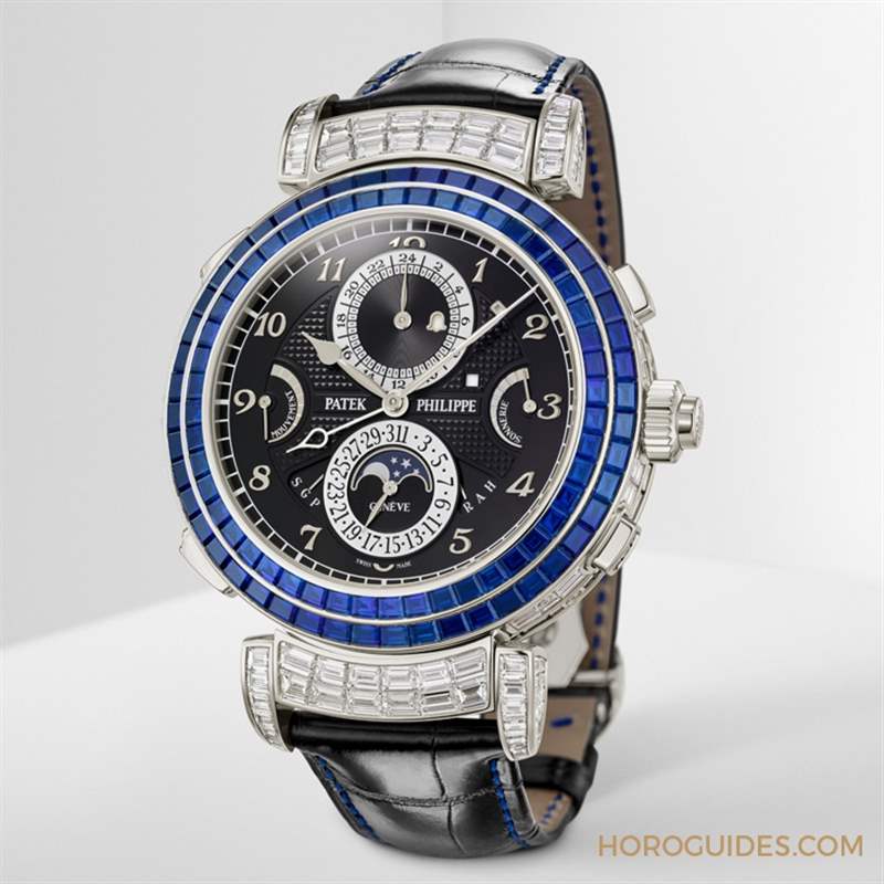 表王旗艦級(jí)經(jīng)典表款寶石滿(mǎn)鑲亮相|百達(dá)翡麗Ref. 6300大師報(bào)時(shí)腕表與Ref. 5271萬(wàn)年歷計(jì)時(shí)碼表-復(fù)刻表