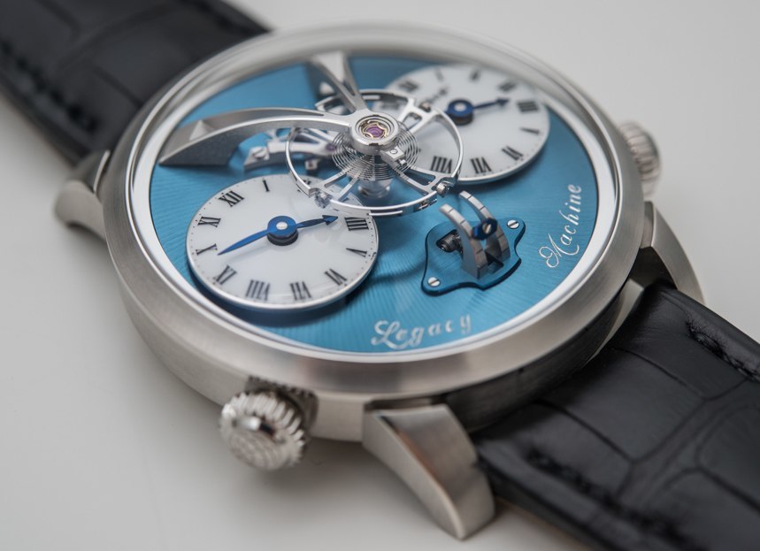 MB&F Legacy Machine 1鉑金腕表配藍色表盤-復刻表