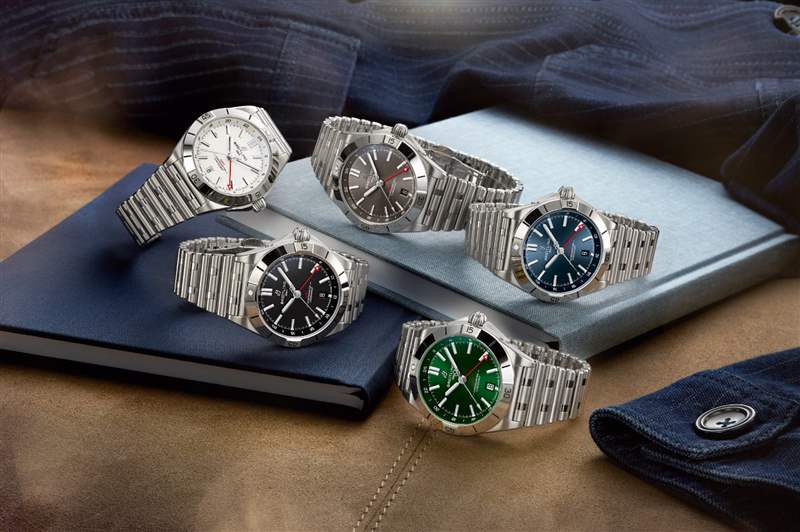 CHRONOMAT AUTOMATIC GMT 40機(jī)械計時自動腕錶GMT 40(圖片來源:Breitling) Breitling航空經(jīng)典Navitimer70周年聯(lián)乘國泰GMT腕表限量200枚-復(fù)刻表
