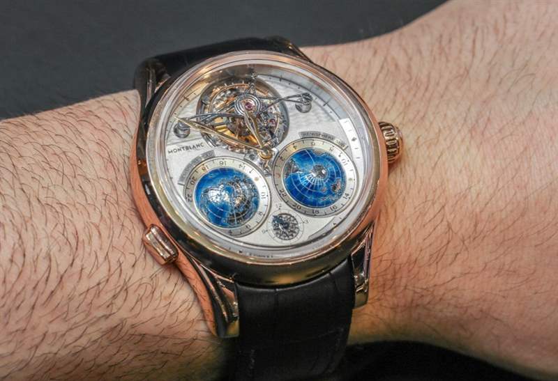 萬(wàn)寶龍系列Villeret Tourbillon Cylindrique Geosphères Vasco Da Gama手表動(dòng)手實(shí)踐-復(fù)刻表