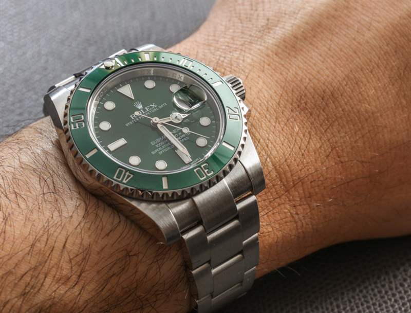 勞力士Submariner 116610LV在綠色手表評(píng)論-復(fù)刻表