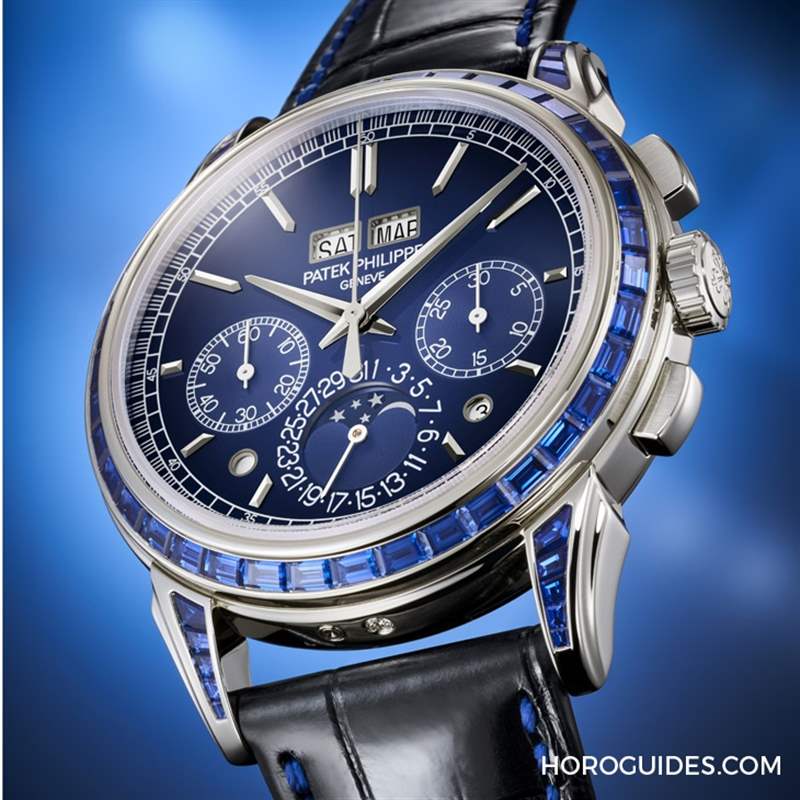 表王旗艦級(jí)經(jīng)典表款寶石滿(mǎn)鑲亮相|百達(dá)翡麗Ref. 6300大師報(bào)時(shí)腕表與Ref. 5271萬(wàn)年歷計(jì)時(shí)碼表-復(fù)刻表