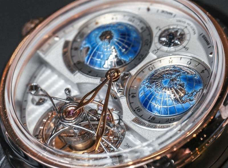 萬(wàn)寶龍系列Villeret Tourbillon Cylindrique Geosphères Vasco Da Gama手表動(dòng)手實(shí)踐-復(fù)刻表