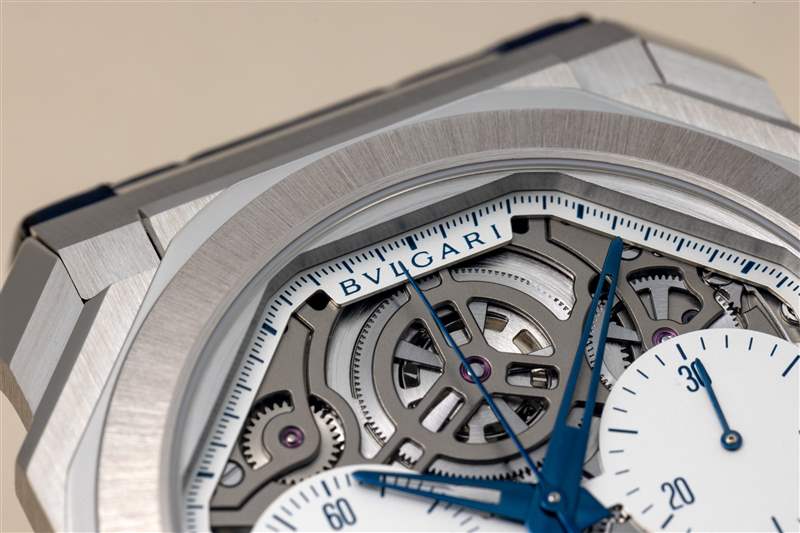 寶格麗陀飛輪計時碼表鏤空自動鉑金