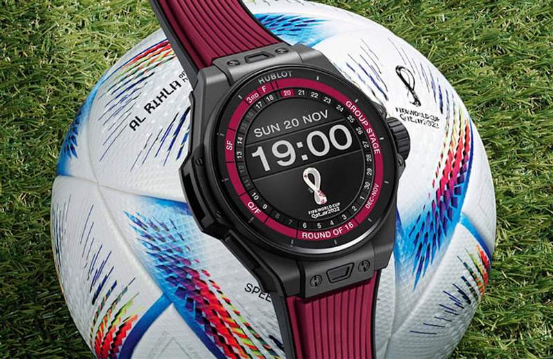 HUBLOT Big Bang e 2022 FIFA世足智能手表（HUBLOT官網(wǎng)）