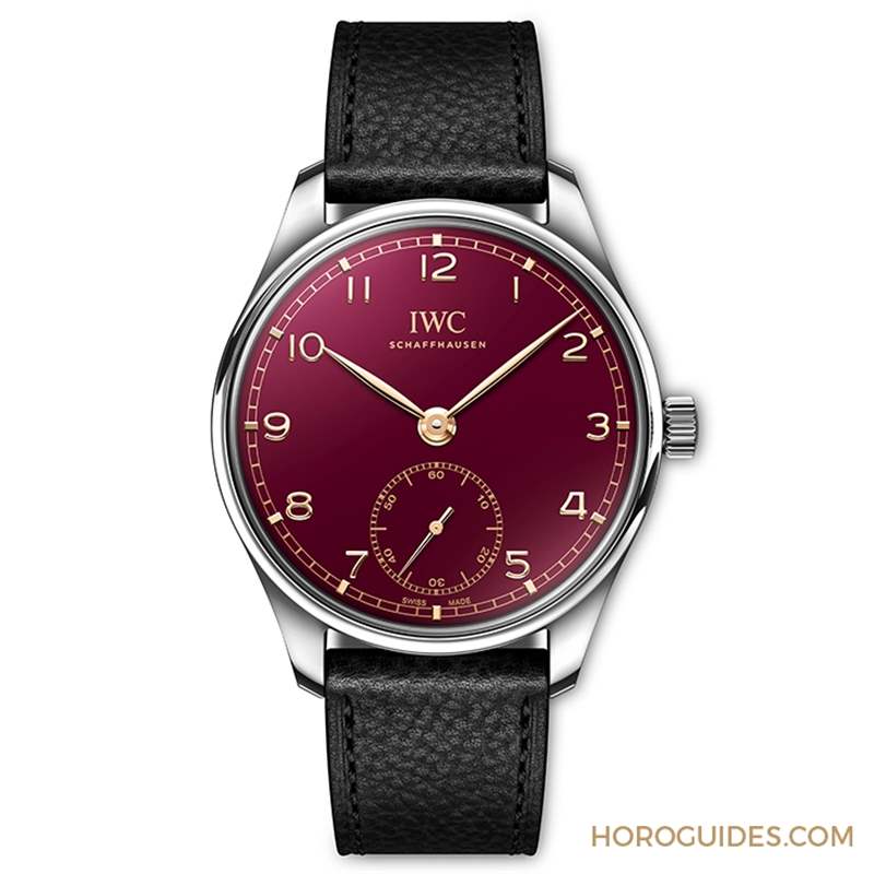 IWC - 酒紅面盤、金兔自動盤，IWC推出癸卯賀歲表：葡萄牙系列自動腕表40「中國新年」特別版