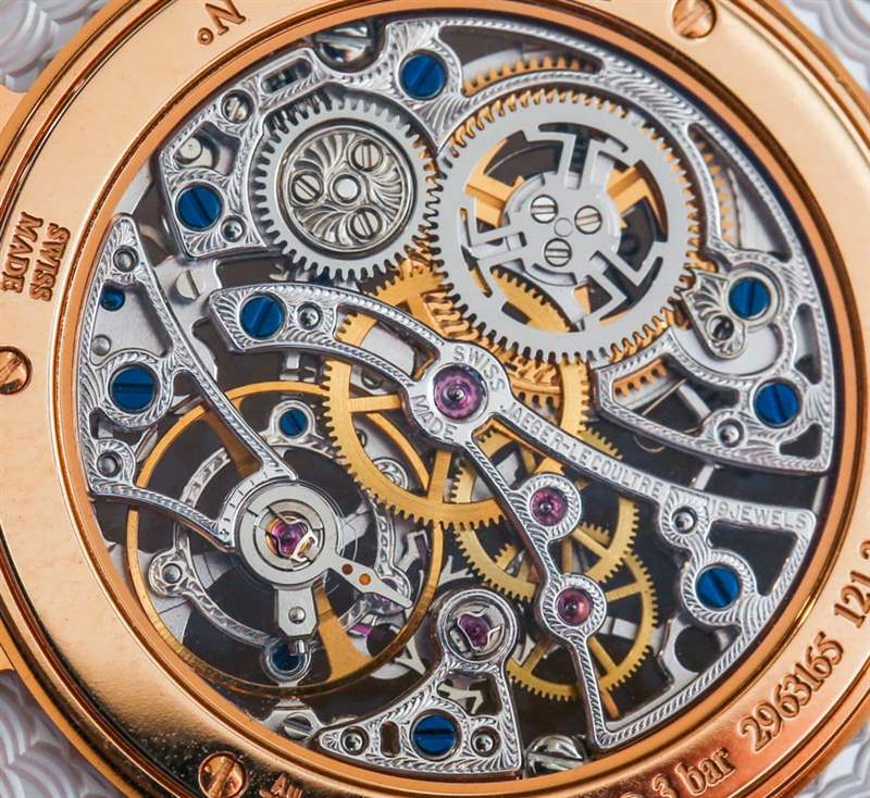 佩戴全球最薄機(jī)械表:積家Master Ultra Thin Squelette-復(fù)刻表