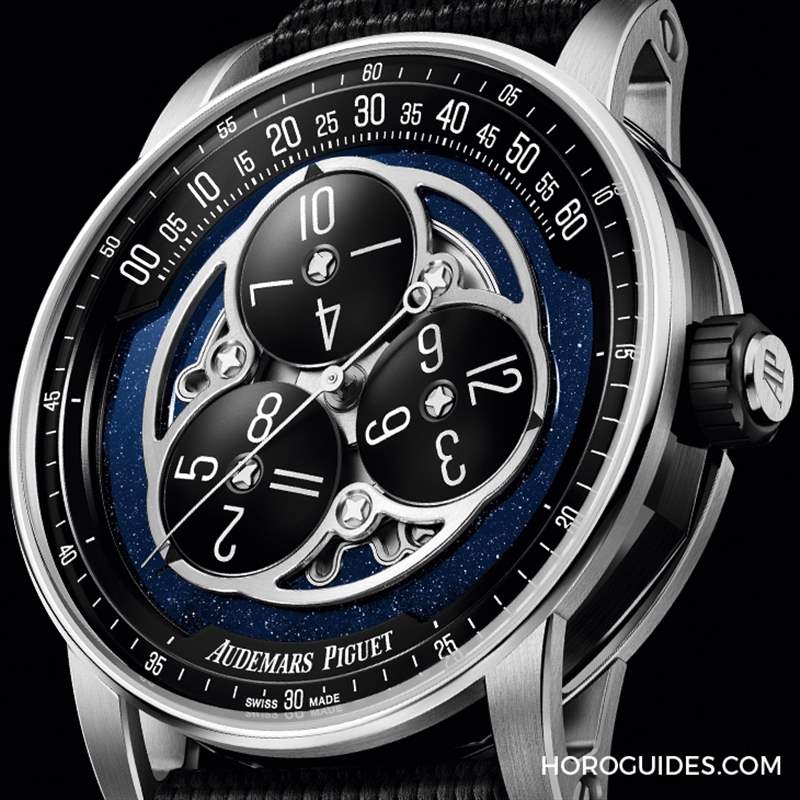 猶如一道優(yōu)美謎題的古老顯時(shí)機(jī)制｜愛(ài)彼CODE 11.59系列星輪腕表，再現(xiàn)「時(shí)間漫游」功能-復(fù)刻表