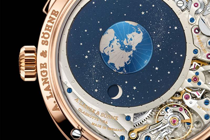 Lange & S?hne Richard Lange Perpetual Terraluna，后視圖