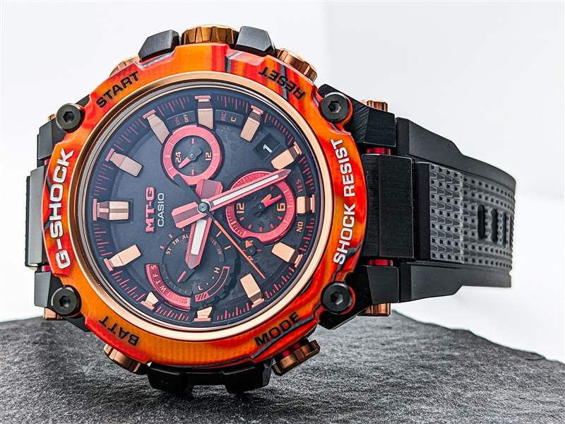 手表評(píng)論:卡西歐G-Shock 40周年MTGB3000FR-1A-復(fù)刻表