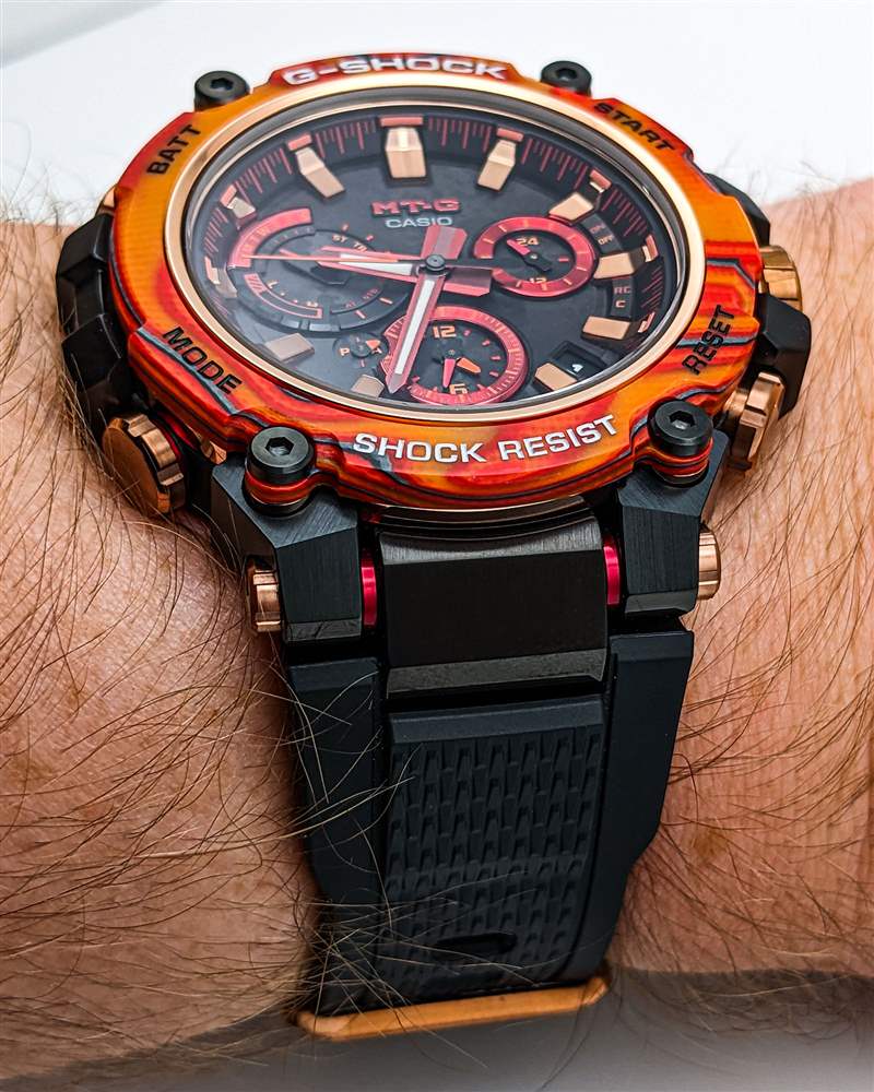 手表評(píng)論:卡西歐G-Shock 40周年MTGB3000FR-1A-復(fù)刻表