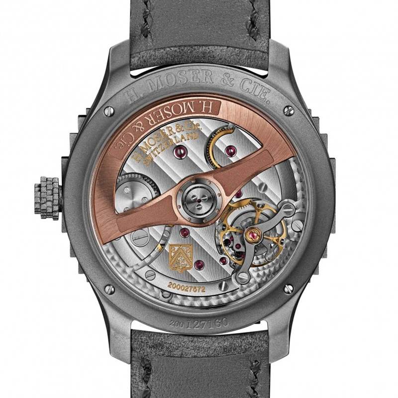 HMC 200自動(dòng)機(jī)芯 H. Moser & Cie. Endeavour Centre Seconds Genesis走進(jìn)WEB3世界帶來獨(dú)特的驗(yàn)證方式-復(fù)刻表