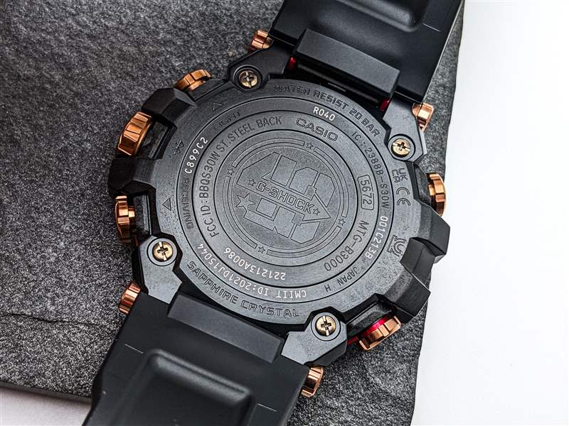 手表評(píng)論:卡西歐G-Shock 40周年MTGB3000FR-1A-復(fù)刻表