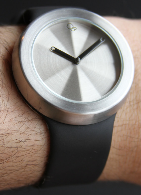 Pi Watch 9 Pi Watch By Ben McCarthy極簡主義拉絲腕表-復(fù)刻表