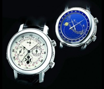 Patek Philippe Sky Moon Tourbillon Watch 百達(dá)翡麗鉑金天月陀飛輪5002星空腕表-復(fù)刻表