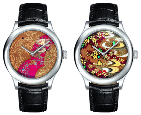 Van Cleef Arpels Midnight Japanese watches 梵克雅寶Van Cleef & Arpels 2010年午夜非凡系列腕表-復刻表