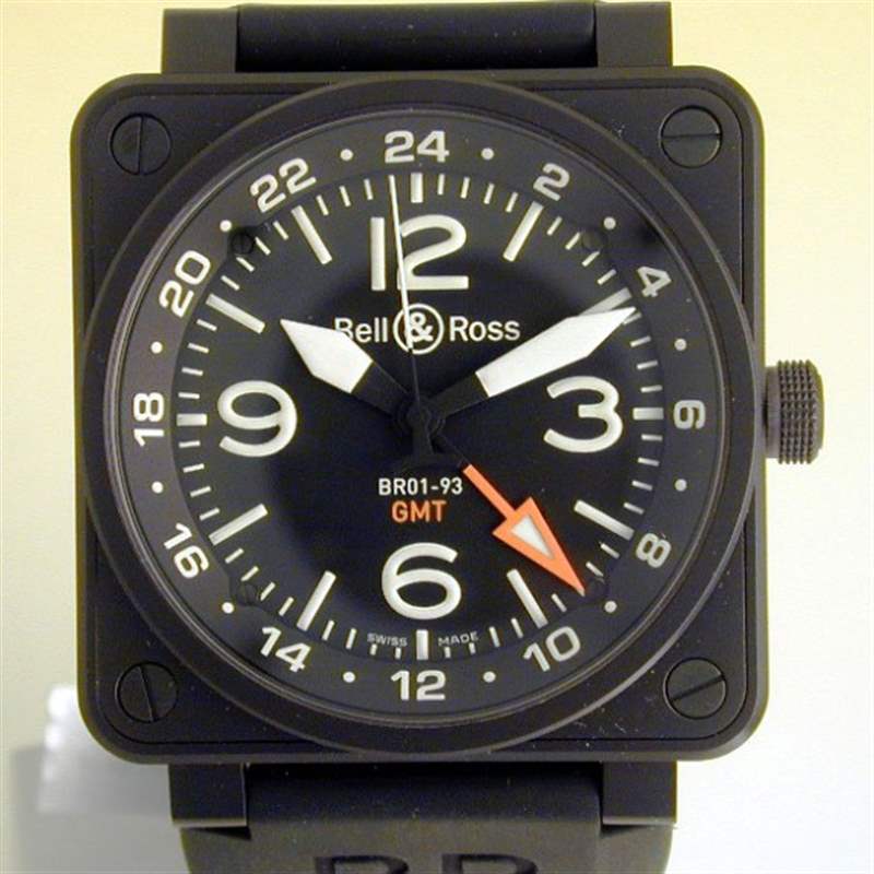 br-01-93-gmt-front 柏萊士BR-01 93 GMT自動(dòng)多時(shí)區(qū)腕表-復(fù)刻表