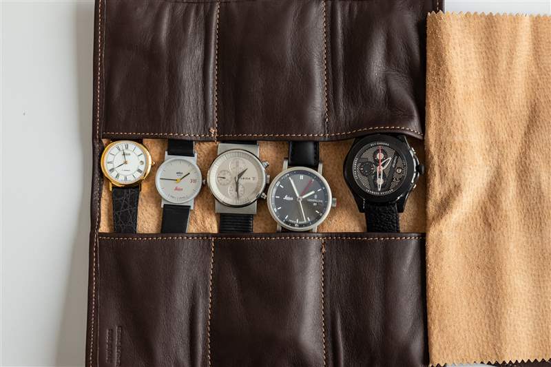 過去的徠卡手表系列的照片