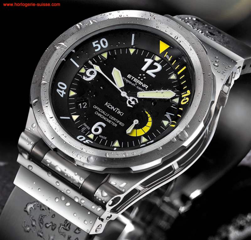美國品牌小眾手表Eterna KonTiki潛水員腕表 美國品牌小眾手表Eterna KonTiki潛水員腕表-復刻表