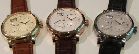 Lange Daymatic watch trio 朗格A. Lange & S?hne Lange 1 Daymatic腕表-復(fù)刻表