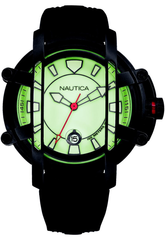 Nautica諾蒂卡NMX 300幽靈騎士熒光綠表盤手表 Nautica諾蒂卡NMX 300幽靈騎士熒光綠表盤手表-復(fù)刻表