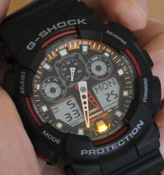 Casio G-Shock GA100 9 卡西歐G沖擊X大組合GA100手表-復(fù)刻表