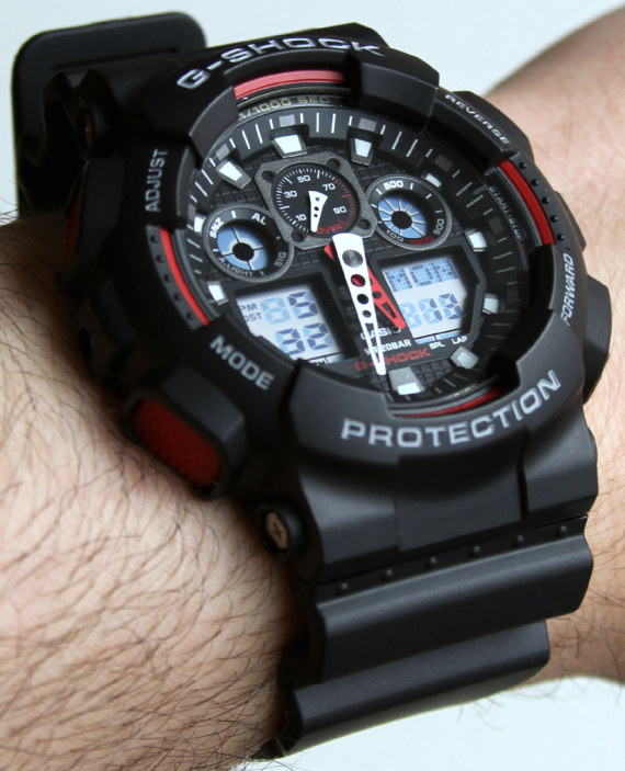 Casio G-Shock GA100 6 卡西歐G沖擊X大組合GA100手表-復(fù)刻表