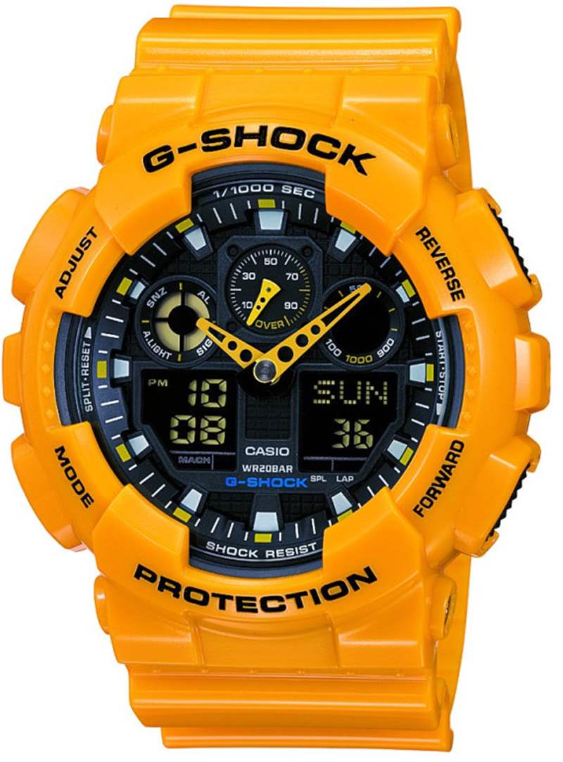 GA-100A-9A_JF_DR 卡西歐G沖擊X大組合GA100手表-復(fù)刻表