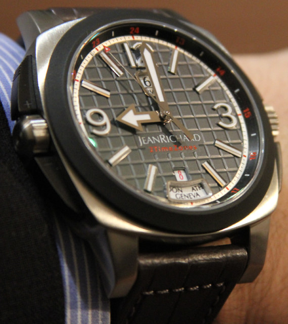 JeanRichard 2Timezones watch 2 JeanRichard理查德雙時(shí)區(qū)手表-復(fù)刻表