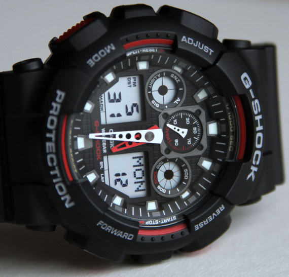 Casio G-Shock GA100 4 卡西歐G沖擊X大組合GA100手表-復(fù)刻表