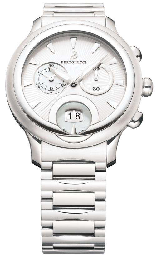 BERTOLUCCI - GIRO CHRONOGRAPH QUARTZ STEEL 貝托魯奇環(huán)形計(jì)時(shí)怪異尖叫臉表盤腕表-復(fù)刻表