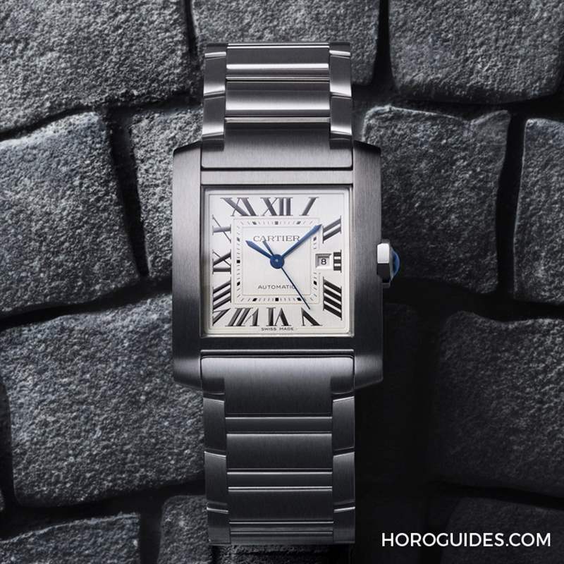 CARTIER - 法國(guó)坦克回來(lái)了！ Cartier Tank家族唯一鏈帶表款Tank Fran?aise改版回歸
