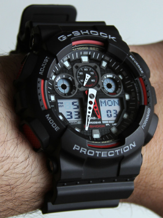 Casio G-Shock GA100 8 卡西歐G沖擊X大組合GA100手表-復(fù)刻表