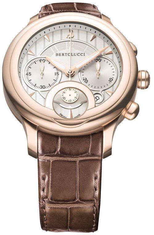 BERTOLUCCI - GIRO CHRONOGRAPH AUTOMATIC GOLD 貝托魯奇環(huán)形計(jì)時(shí)怪異尖叫臉表盤腕表-復(fù)刻表