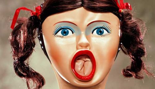 blow-up-doll 貝托魯奇環(huán)形計(jì)時(shí)怪異尖叫臉表盤腕表-復(fù)刻表