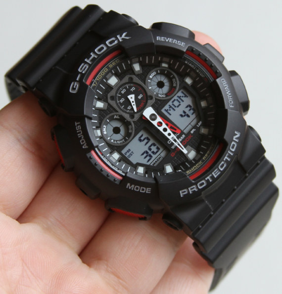 Casio G-Shock GA100 1 卡西歐G沖擊X大組合GA100手表-復(fù)刻表