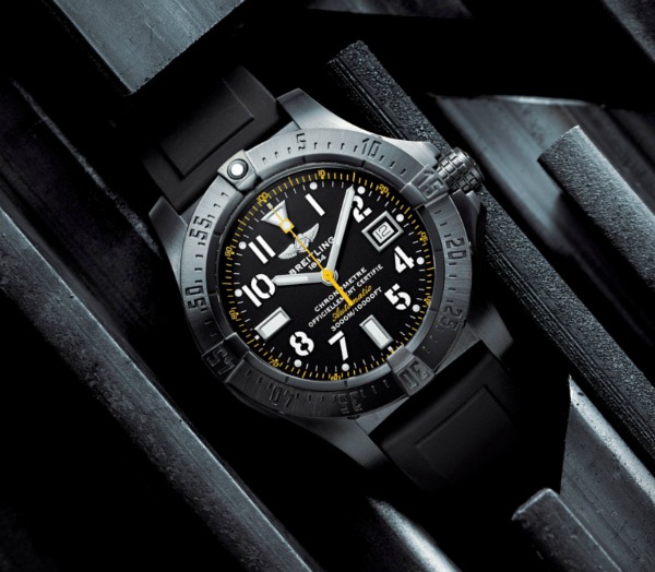 復仇者海狼代碼黃 百年靈Avenger Seawolf Code黃色腕表-復刻表
