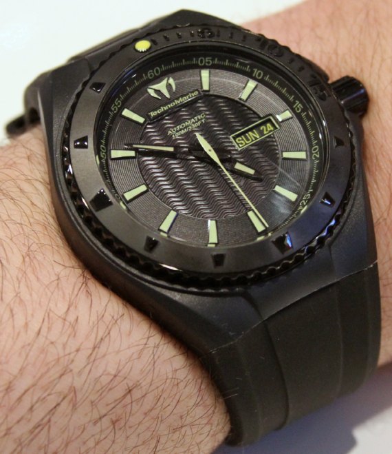 TechnoMarine Cruise Automatic 泰諾船舶重返市場(chǎng)四分之一橙圈腕表-復(fù)刻表