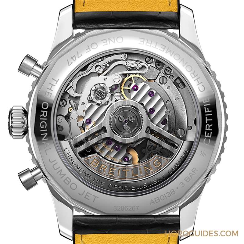 BREITLING - 頌揚(yáng)原始巨無霸噴射機(jī)，BREITLING Navitimer B01「波音747限量版」