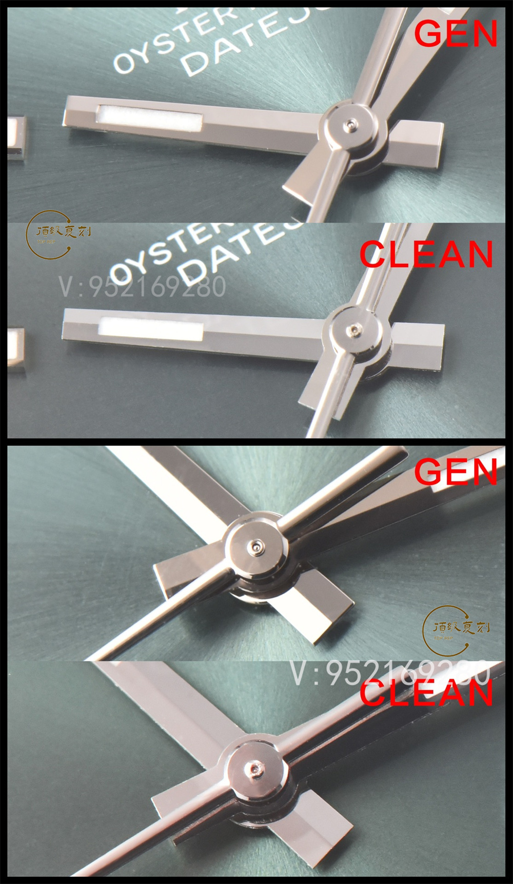 Clean廠C廠薄荷綠日志41mm對(duì)比正品怎么樣,C廠薄荷綠日志真假對(duì)比評(píng)測-復(fù)刻表