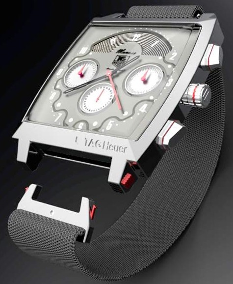 Conquest Tag Heuer Monaco腕表重新思考 帕森斯設(shè)計(jì)學(xué)院-復(fù)刻表