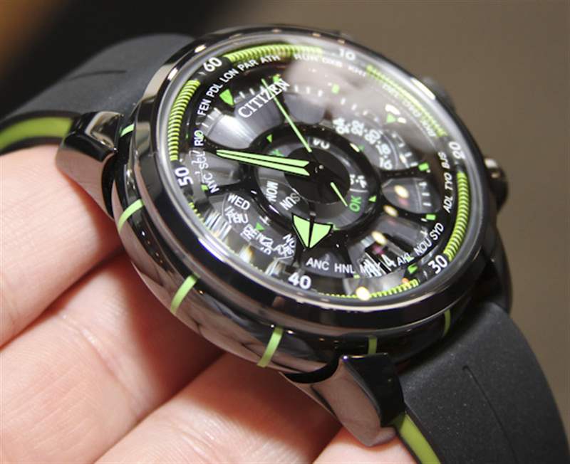 Citizen Ecodrive Satellite watch-7 西鐵城光動能衛(wèi)星電波手表上手-復(fù)刻表